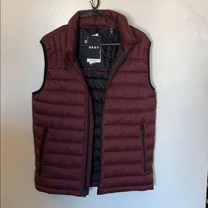 DKNY brand new Burgundy men’s vest